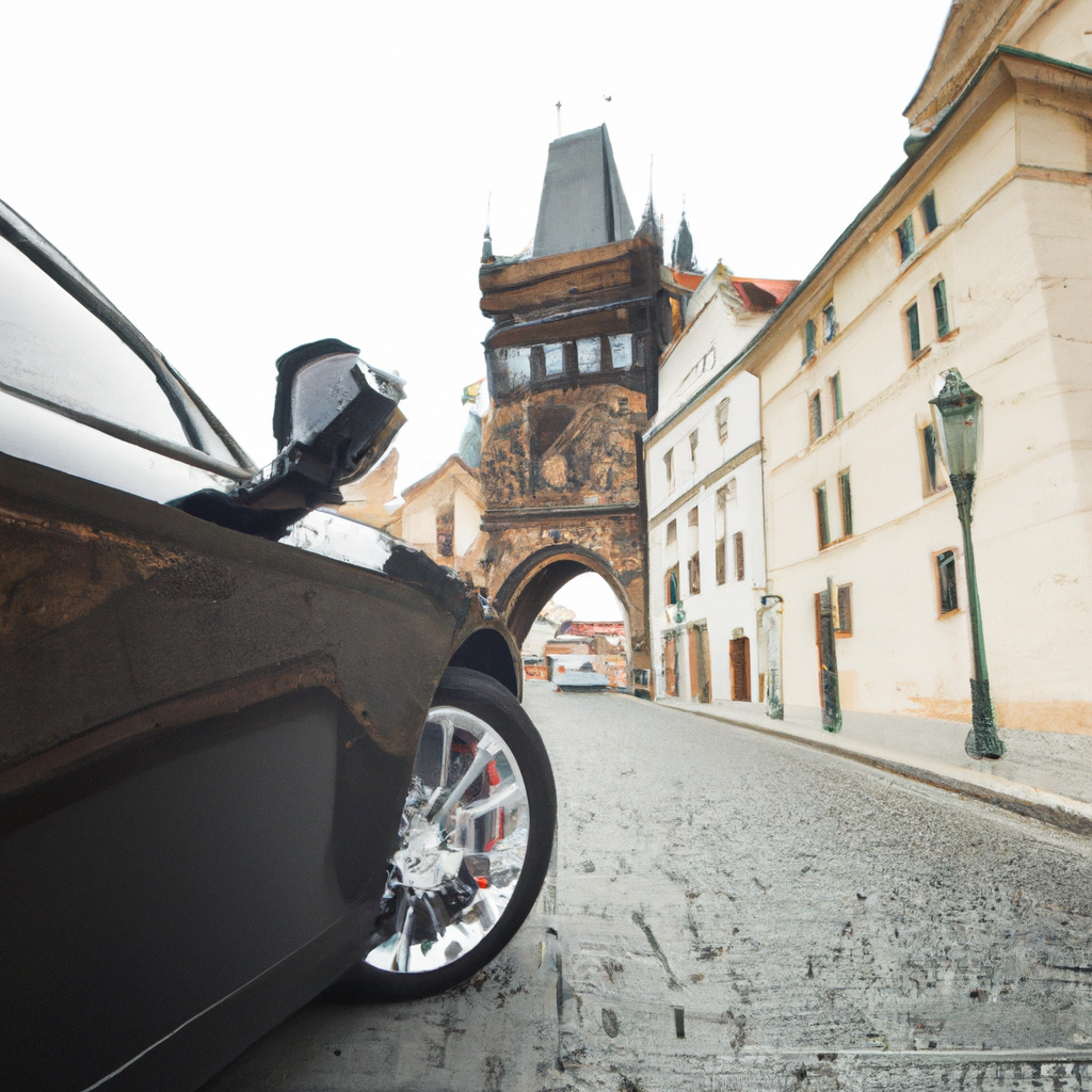 Luxury car in Prague